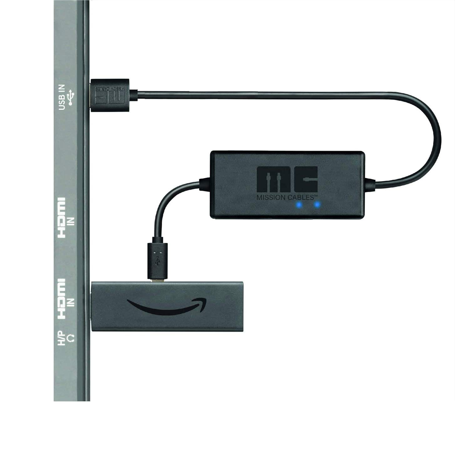 Cable de alimentacion USB Mission Accesories Para Fire Stick TV USADO