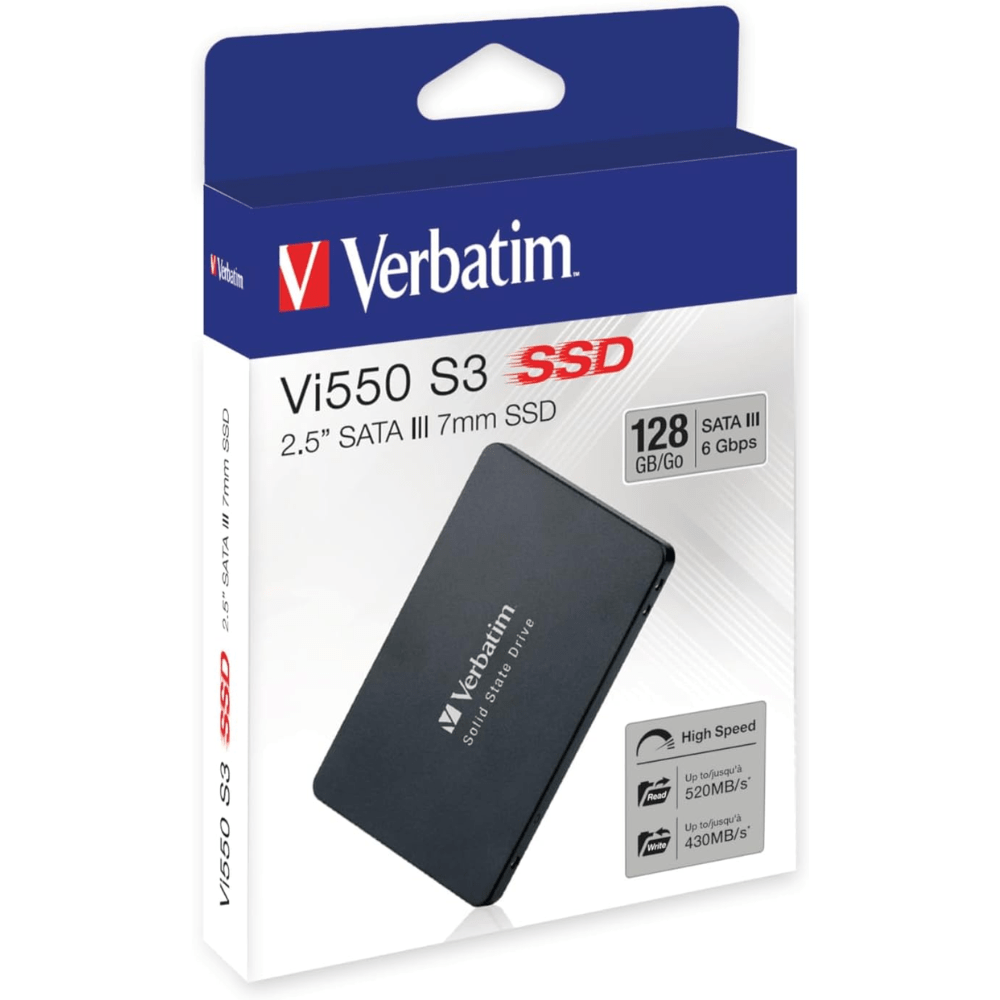Disco Solido SSD 128 GB Verbatim Vi550 S3